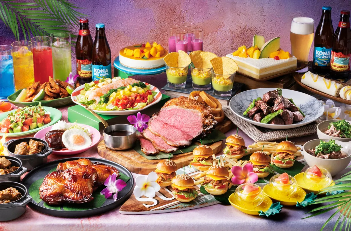 리가 로얄 호텔 오사카 하와이안 뷔페 전경