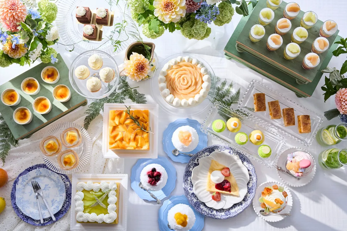 Summer sweets buffet spread at Keio Plaza Hotel Tokyo
