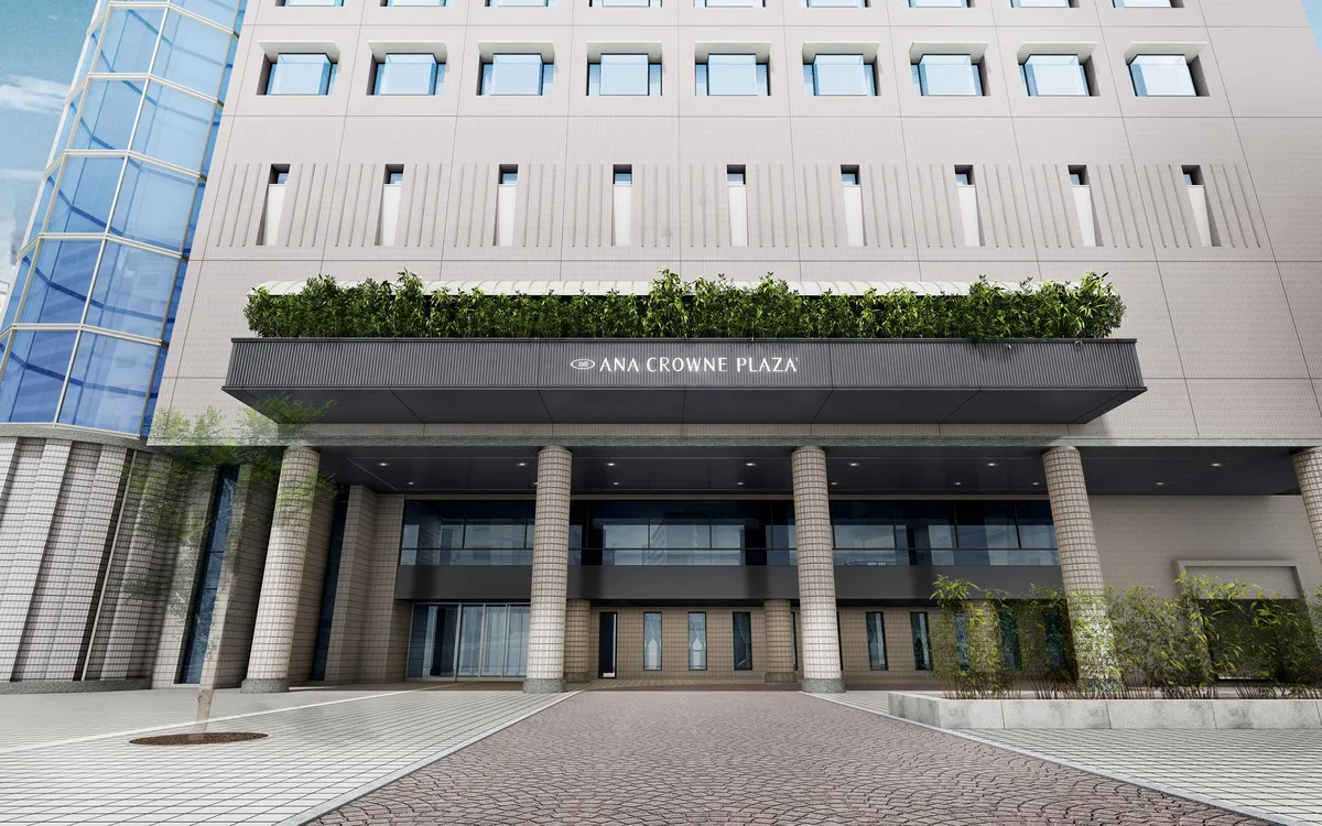 Exterior rendering of the ANA Crowne Plaza Chiryu