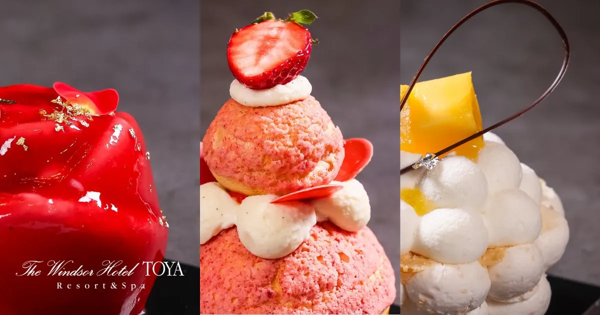 A selection of seasonal desserts at Café Z