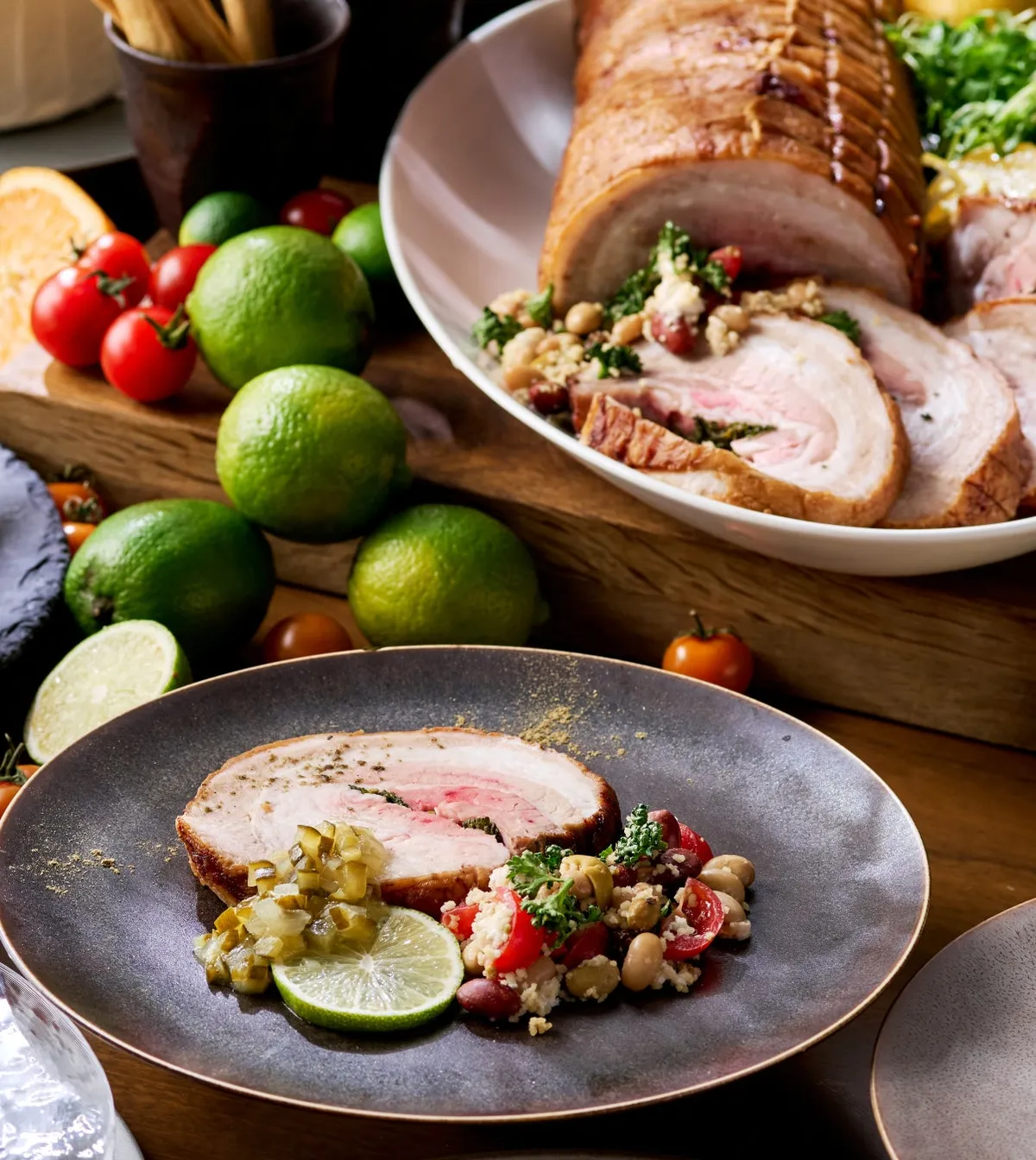 Sliced Kyoto Miyako Mochi Pork Porchetta
