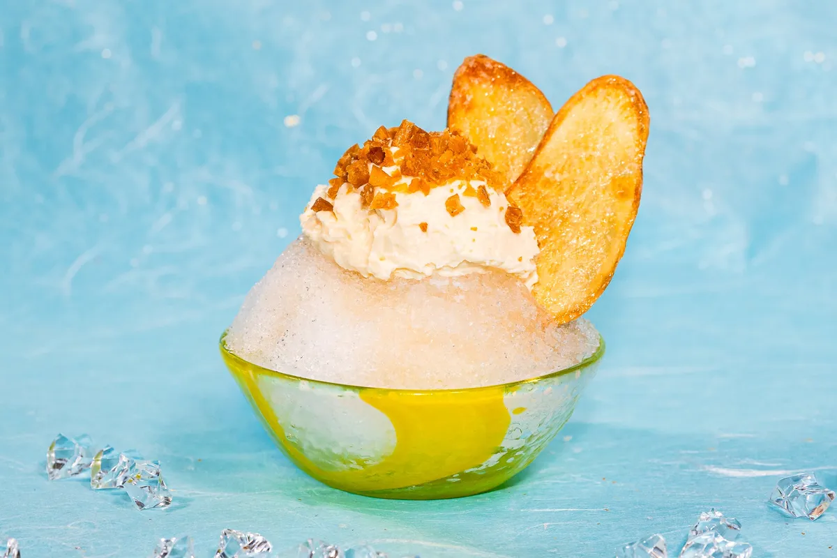 Ginger shaved ice