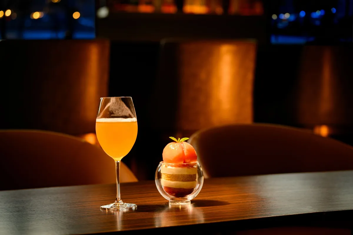 Belgian beer and fruit parfait pairing