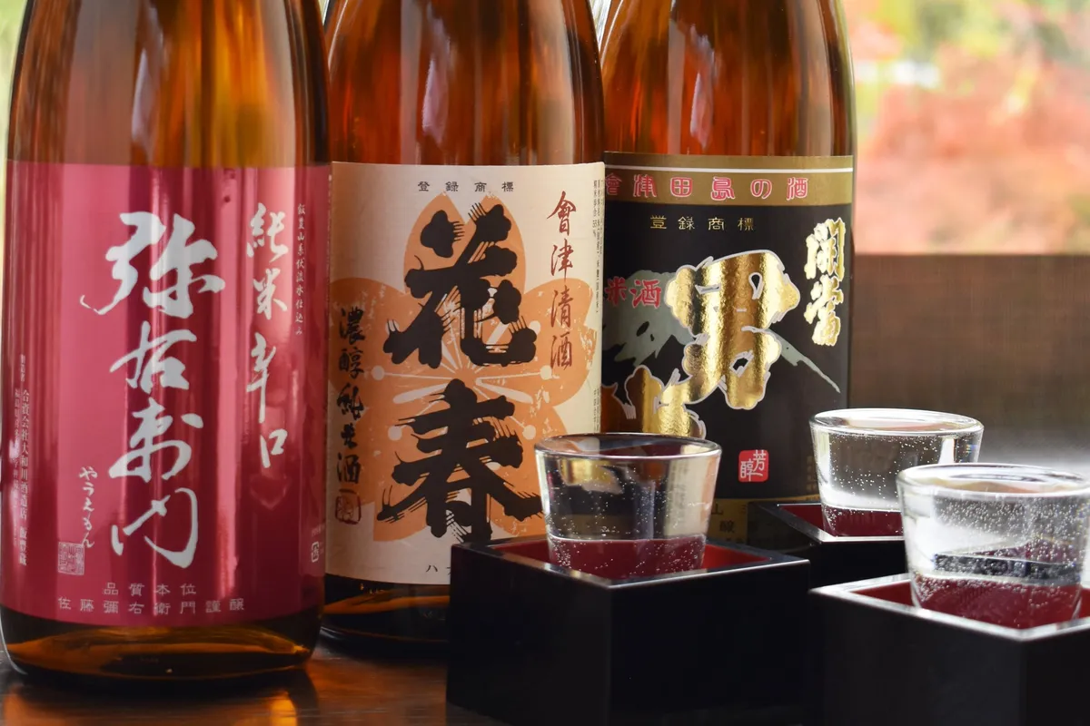A selection of Fukushima’s award-winning sake