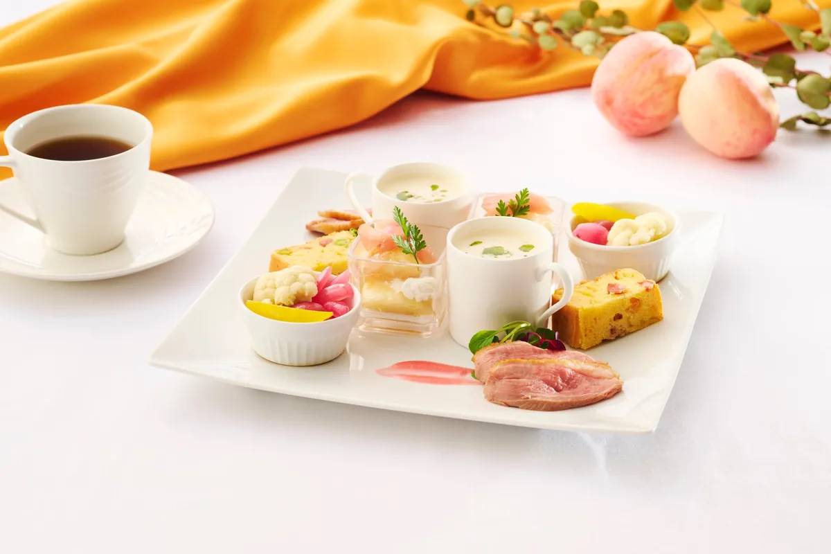 Savory afternoon tea items