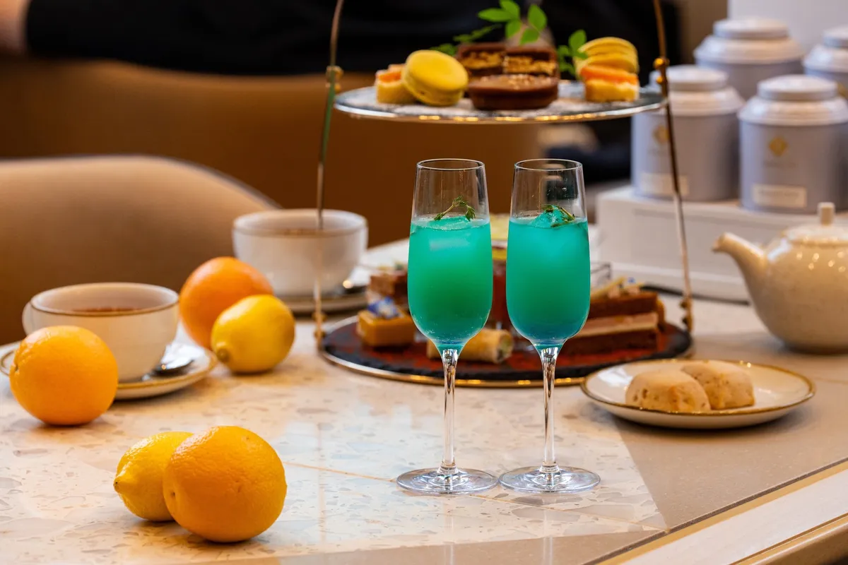 Ocean Breeze blue mocktails