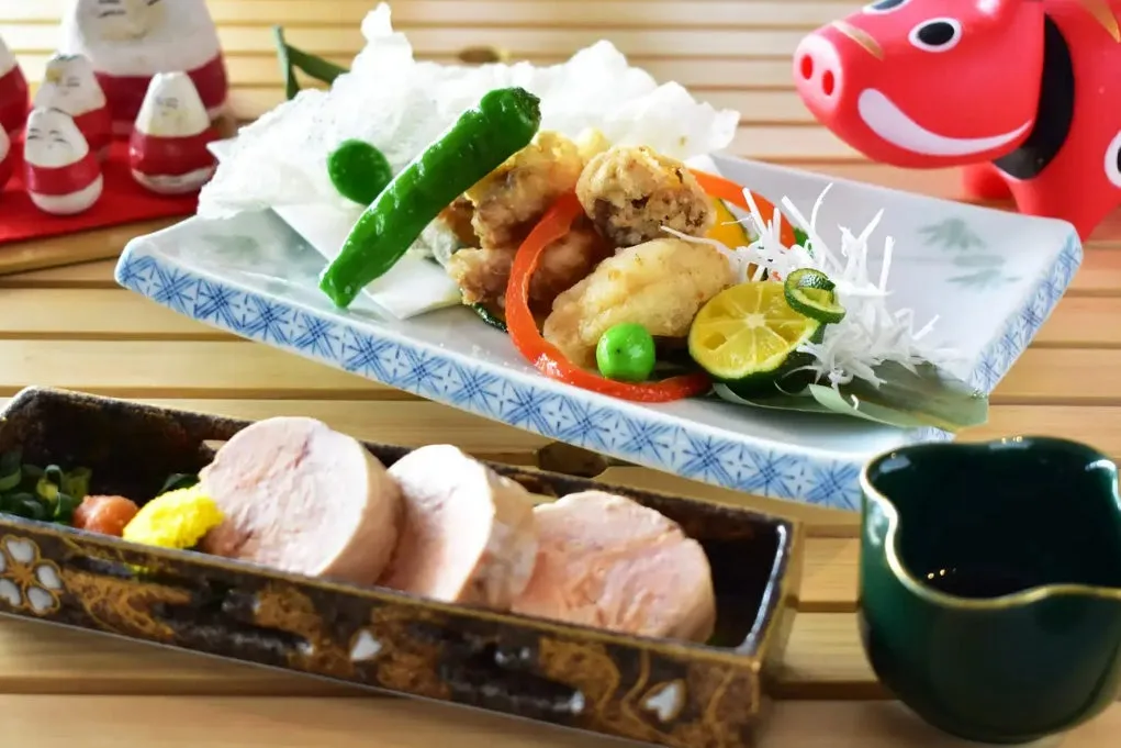 Joban Monkfish karaage and monkfish liver