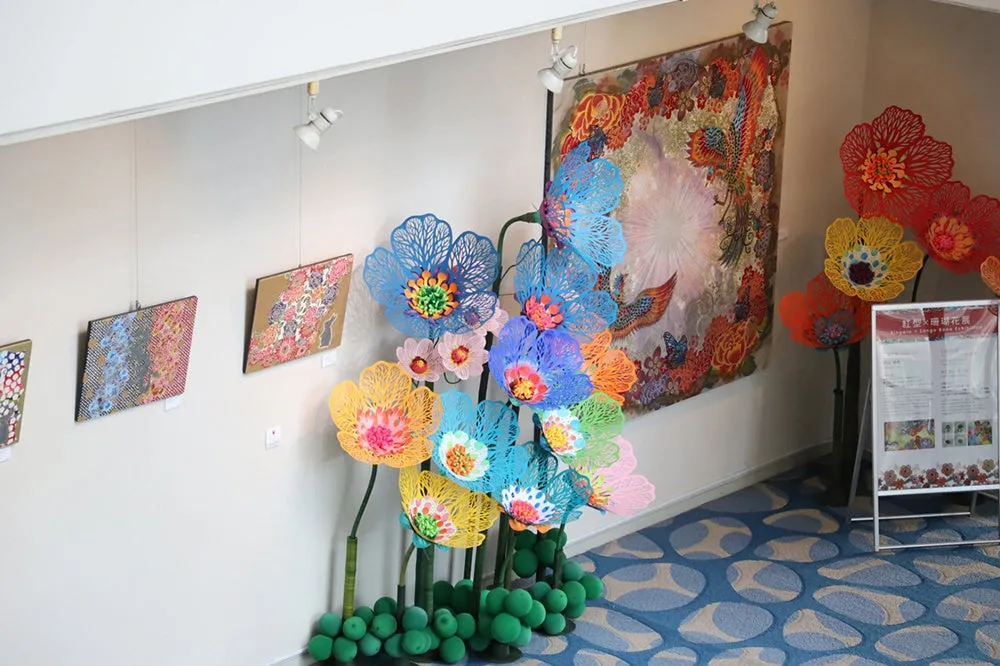 Art display at the resort