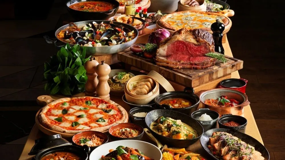 International buffet highlights