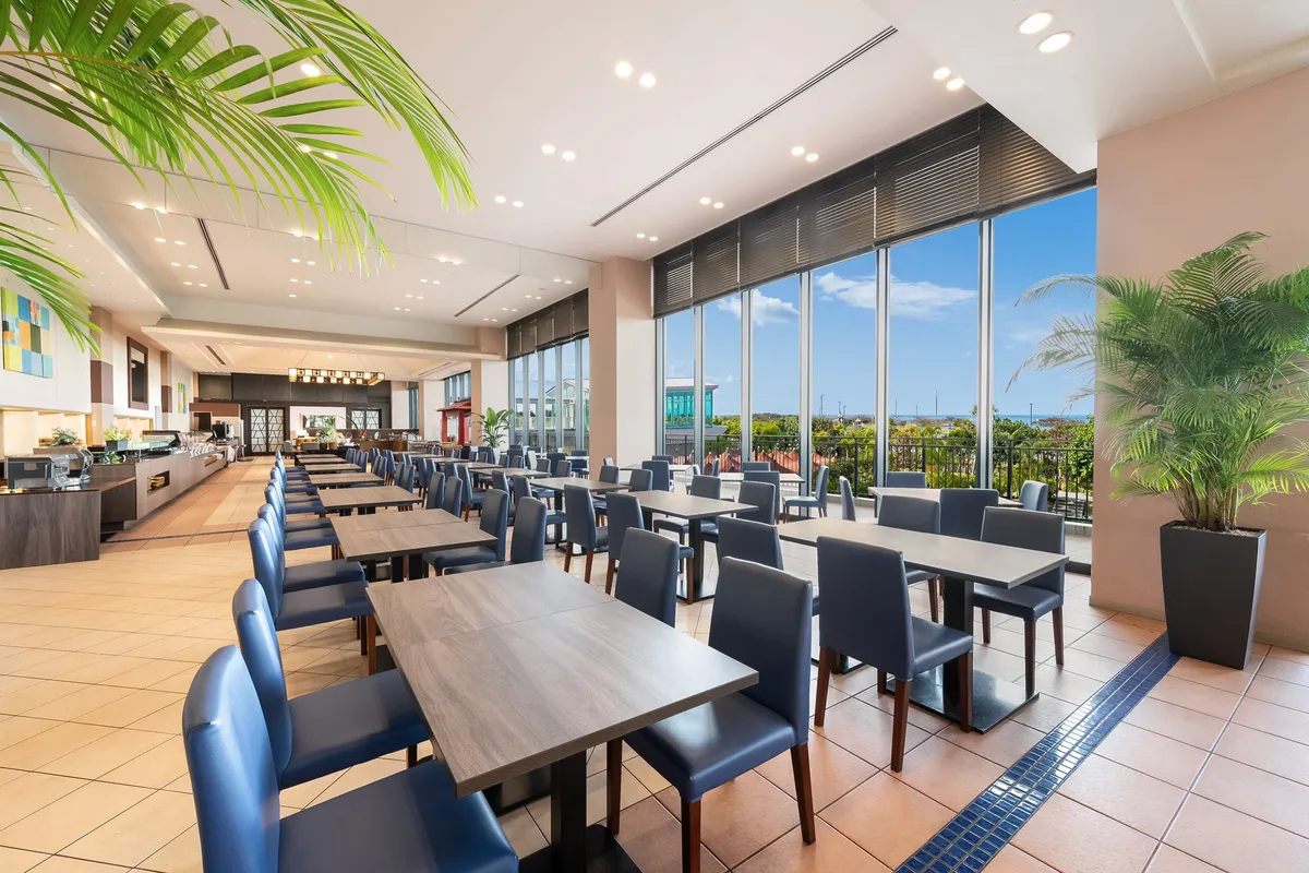 Interior of Ocean View Restaurant Reir