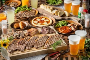Rooftop BBQ and Beer Garden at Shin Yokohama Prince Hotel