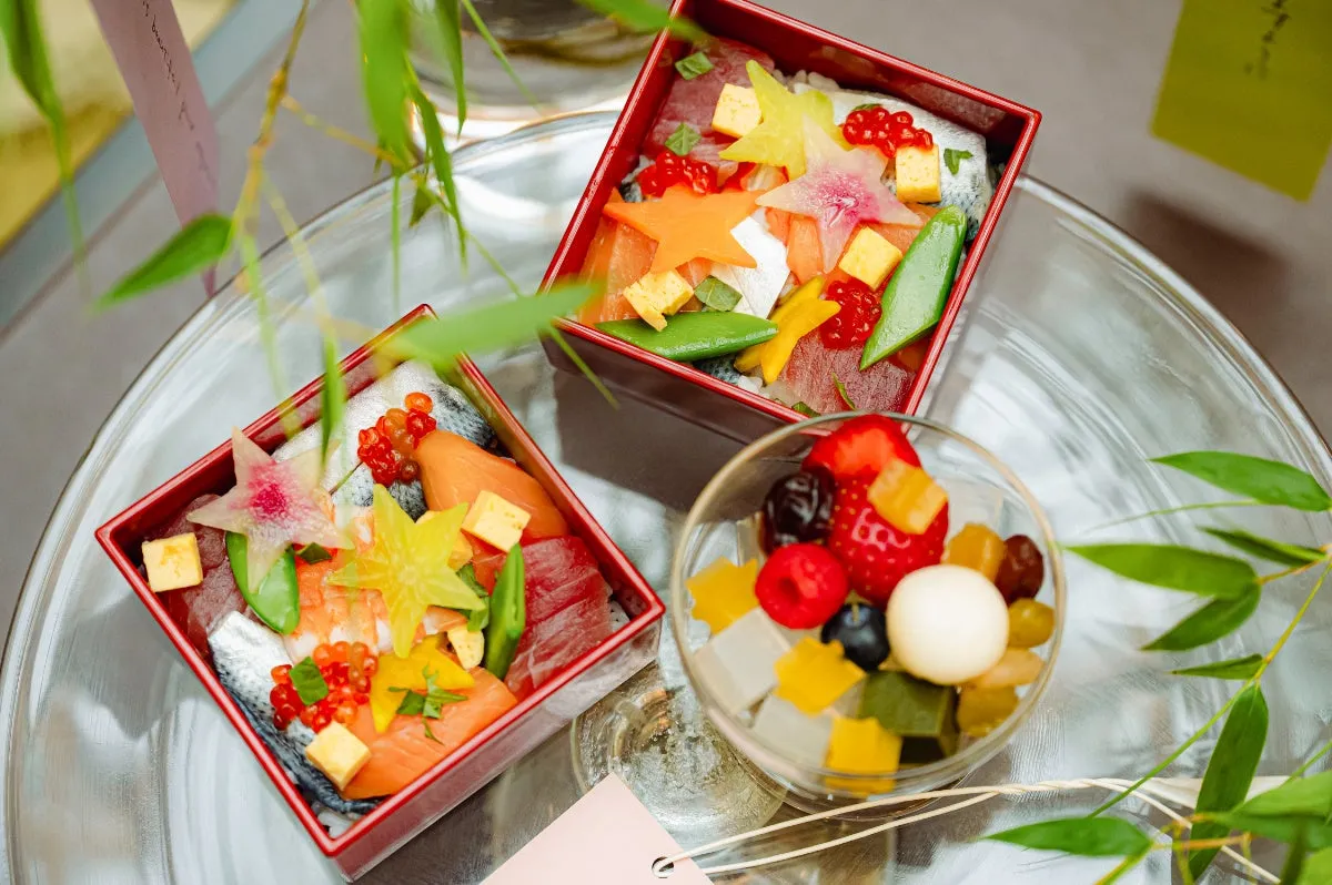 Seasonal Tanabata breakfast dishes