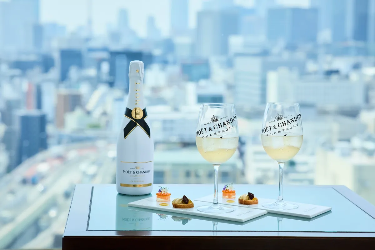 Moët & Chandon Ice Impérial and seasonal amuse-bouche