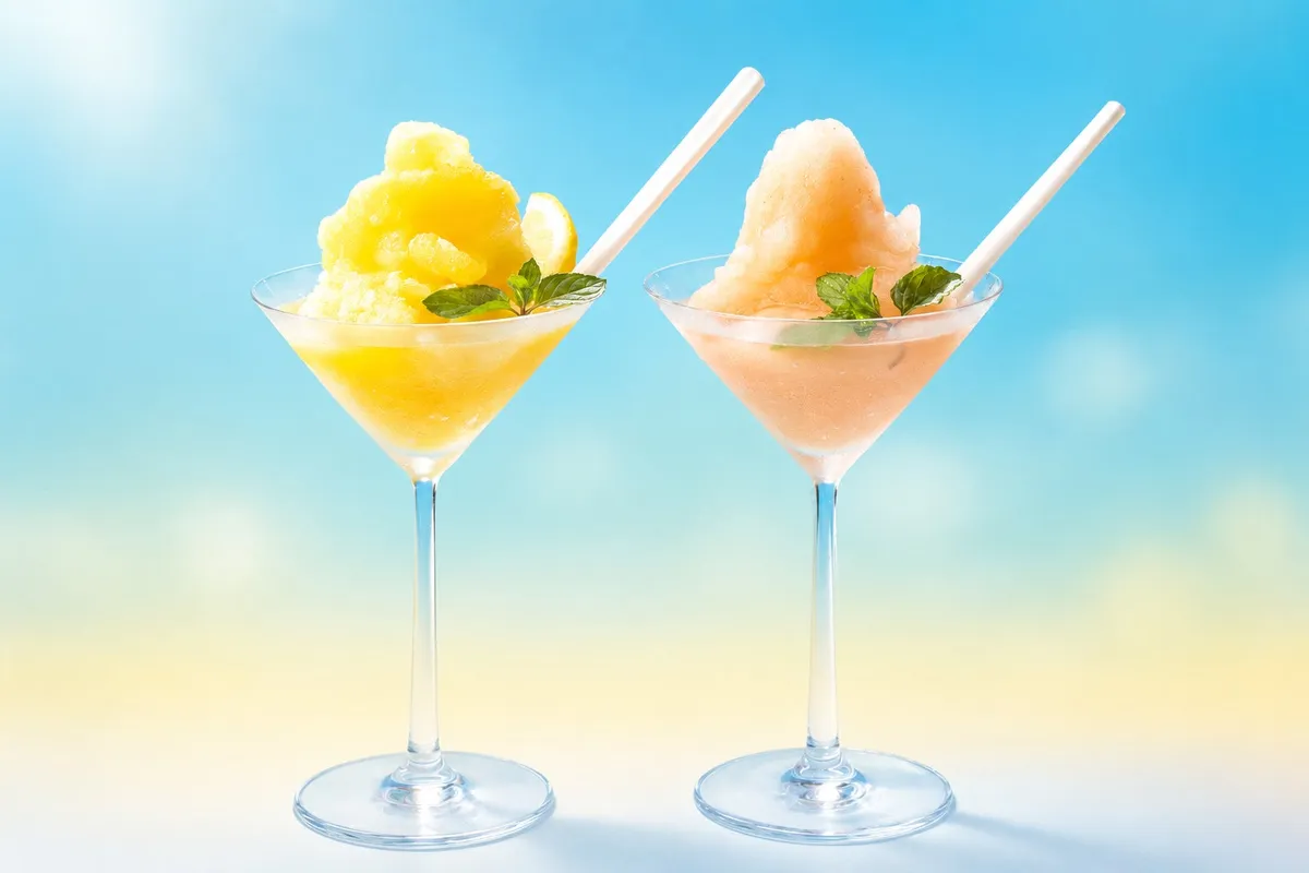 Frozen cocktails at Kissho CAREN