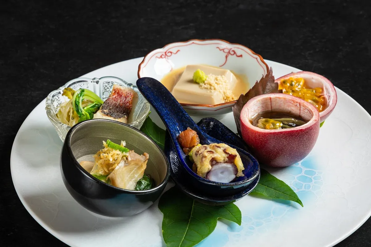 Assorted Okinawan appetizers