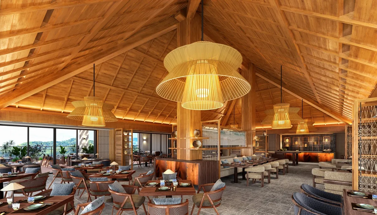 Interior of Gusuku restaurant