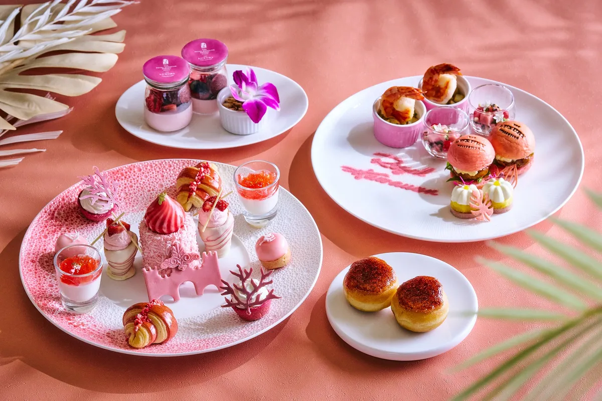 The complete afternoon tea set at The Prince Gallery Tokyo Kioicho