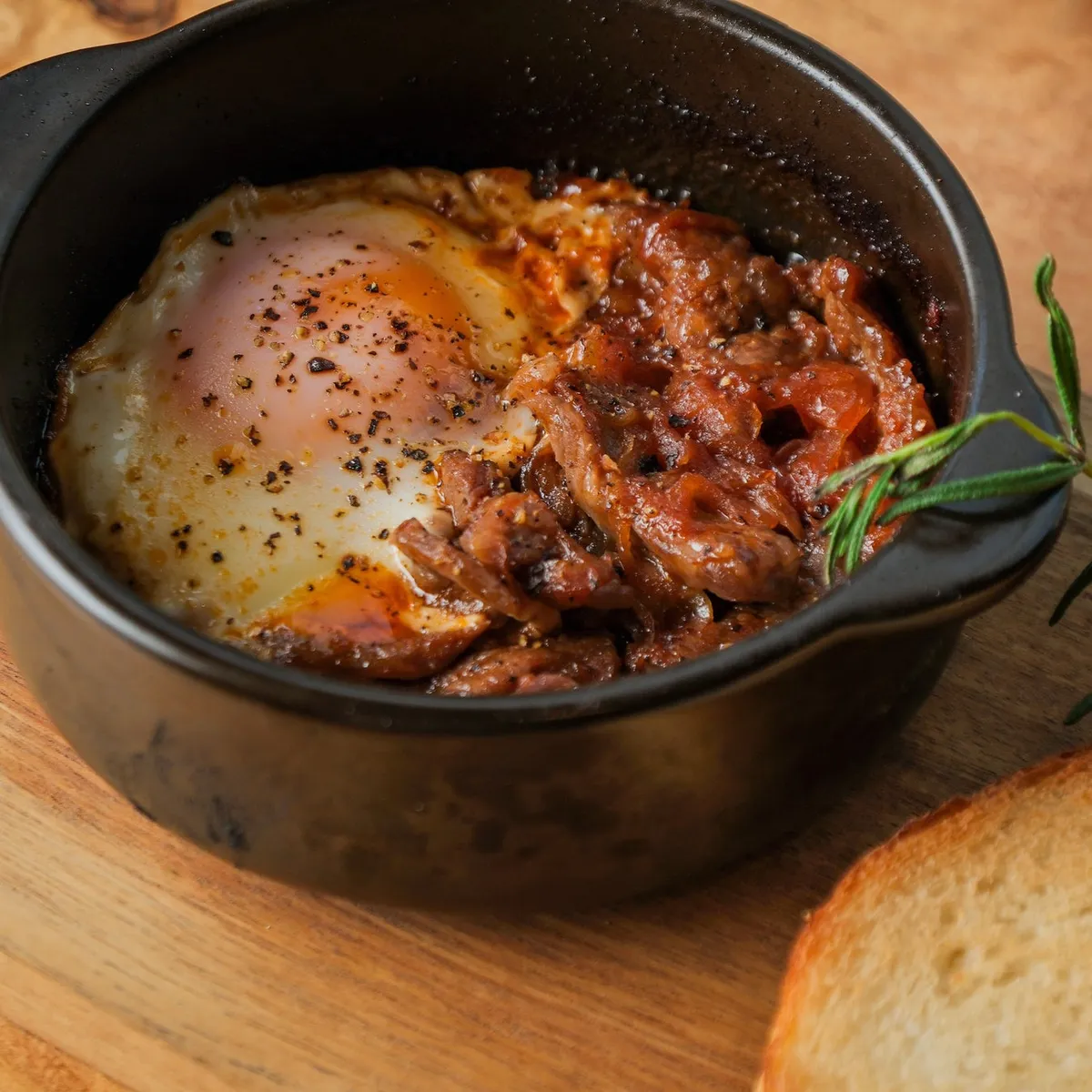 Miyawaka beef shakshuka-style stew