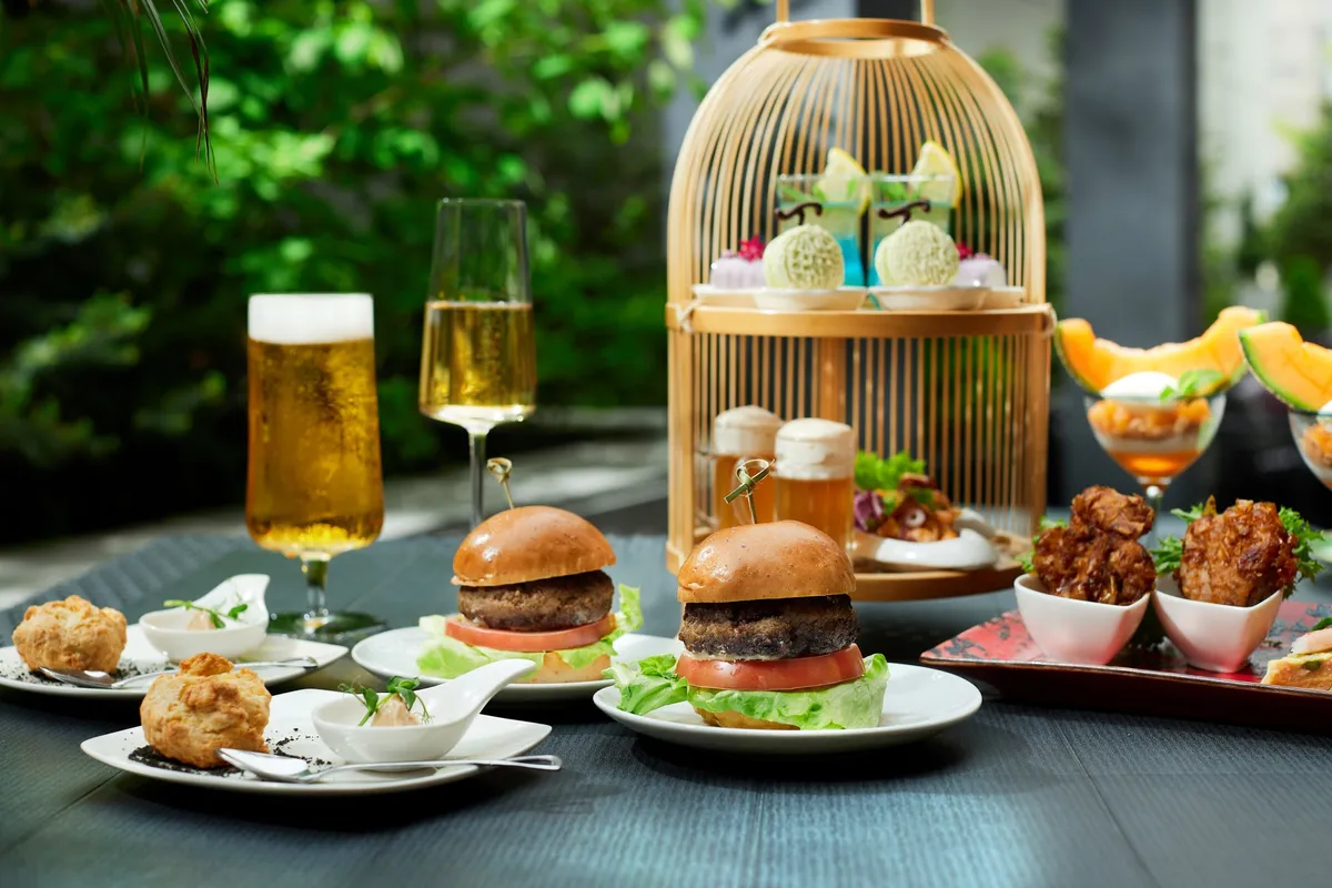 Burgers and beer