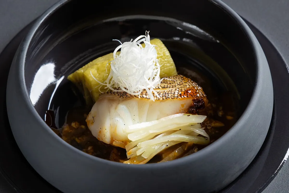 Akajin Mibai with shikuwasa jam