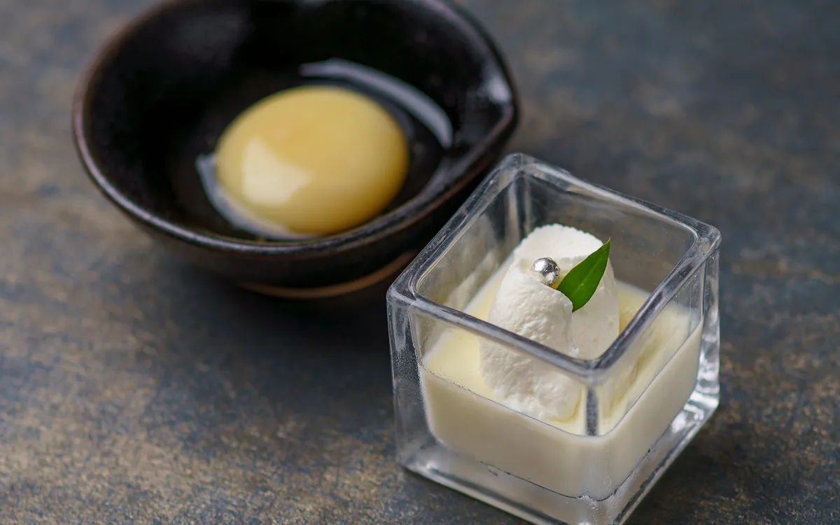 Shirotama white egg pudding