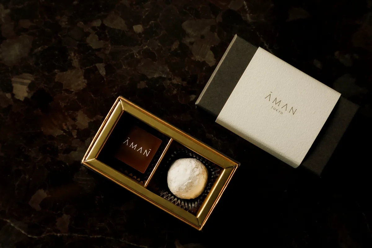 Aman Tokyo takeaway chocolate box