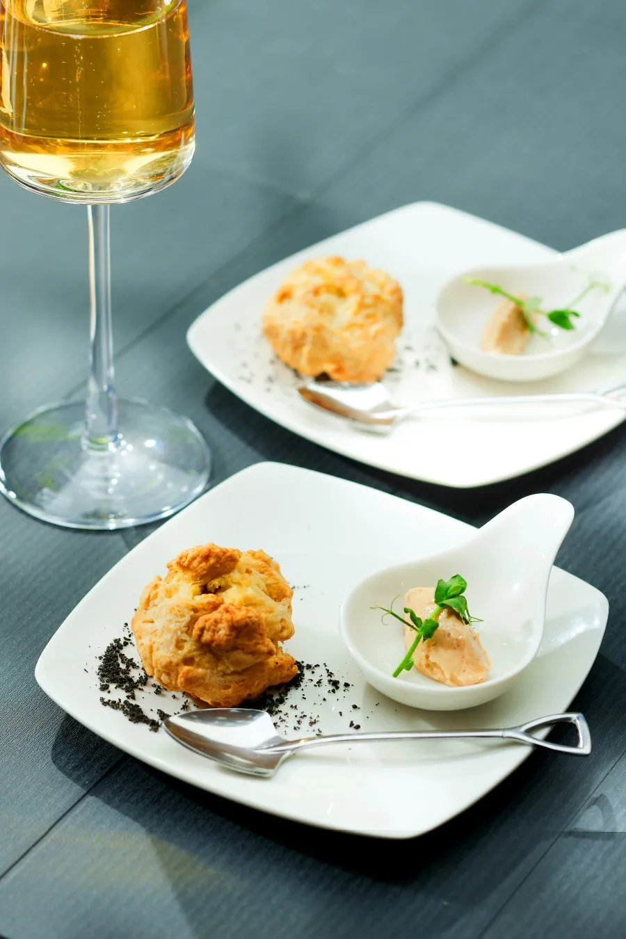 Savory scones and spread