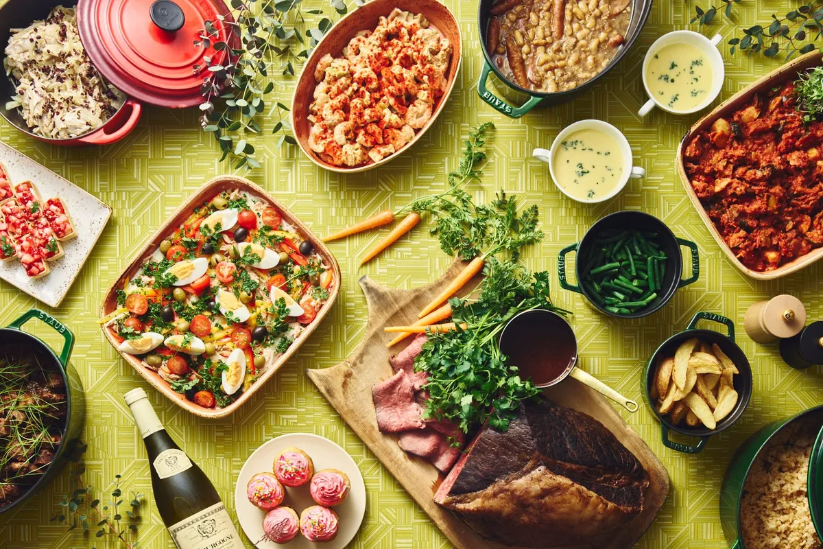 Anniversary buffet spread at Foggi Forest Dining
