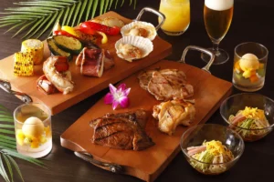 Wagyu and Lobster BBQ at Hotel New Otani Makuhari