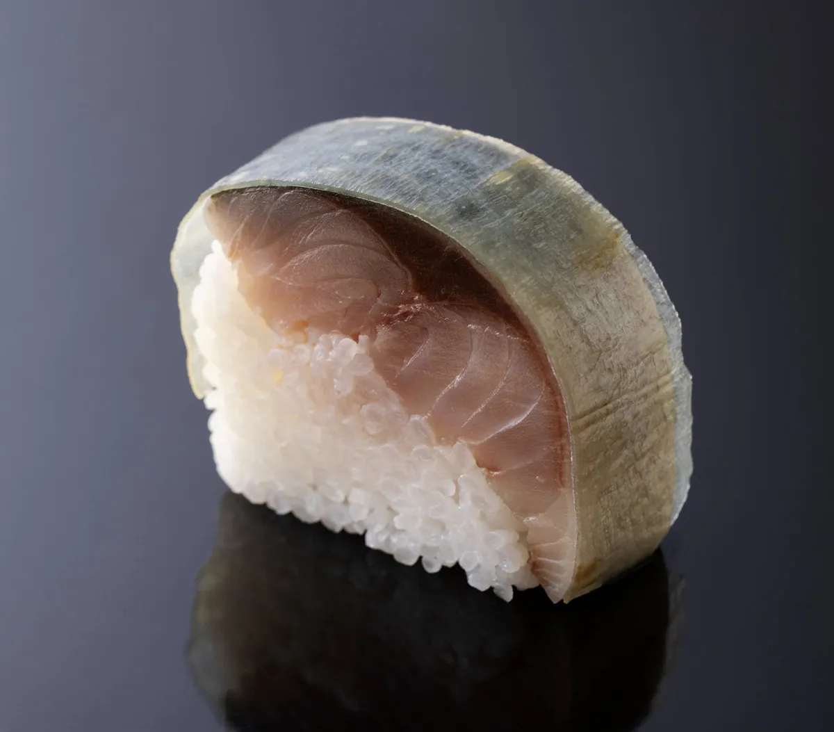 A piece of Kyoto-style saba-zushi
