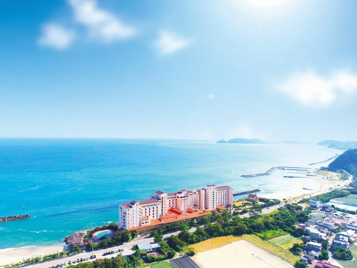 Aerial view of AoAwo Naruto Resort
