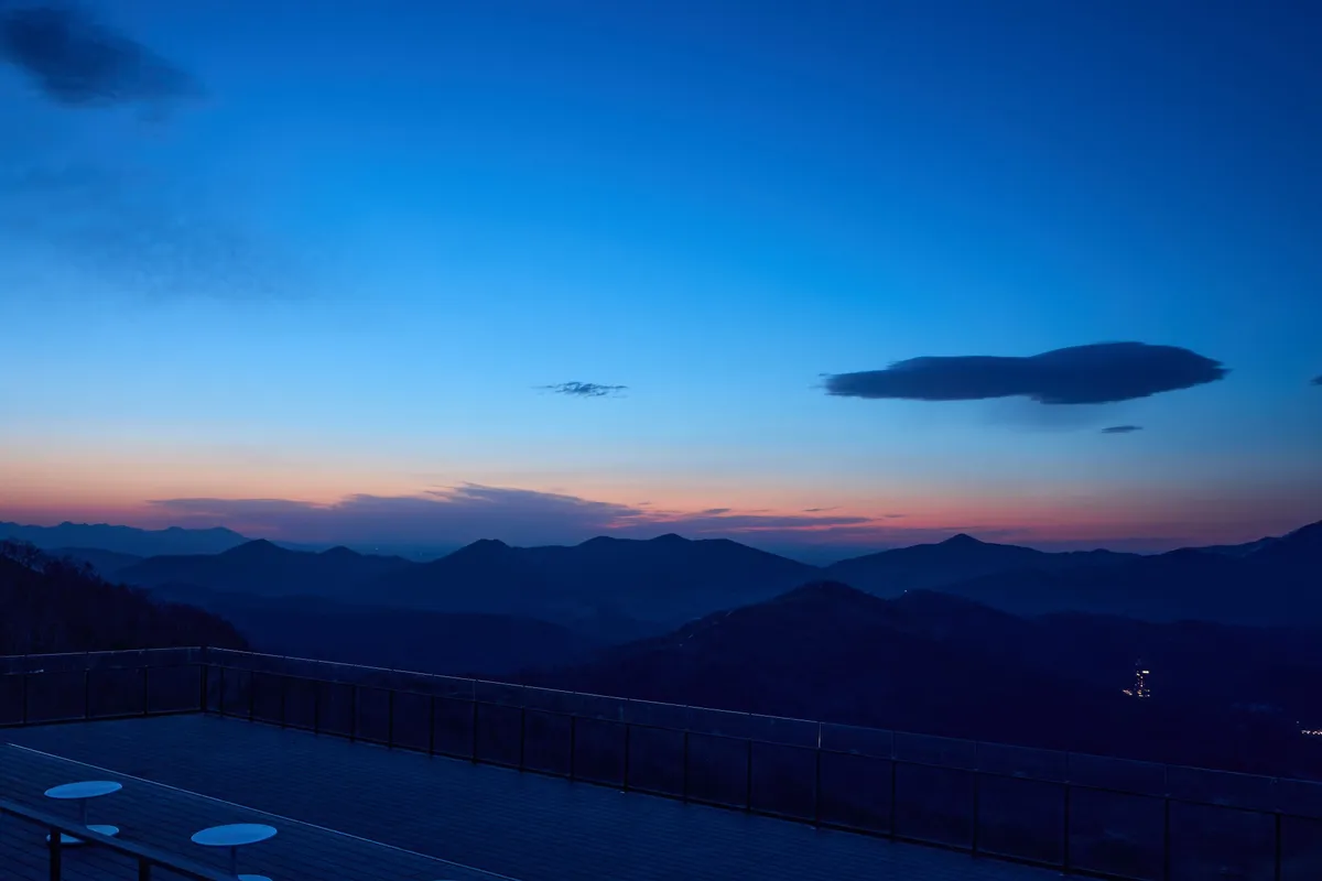 Sunrise sky at Tomamu