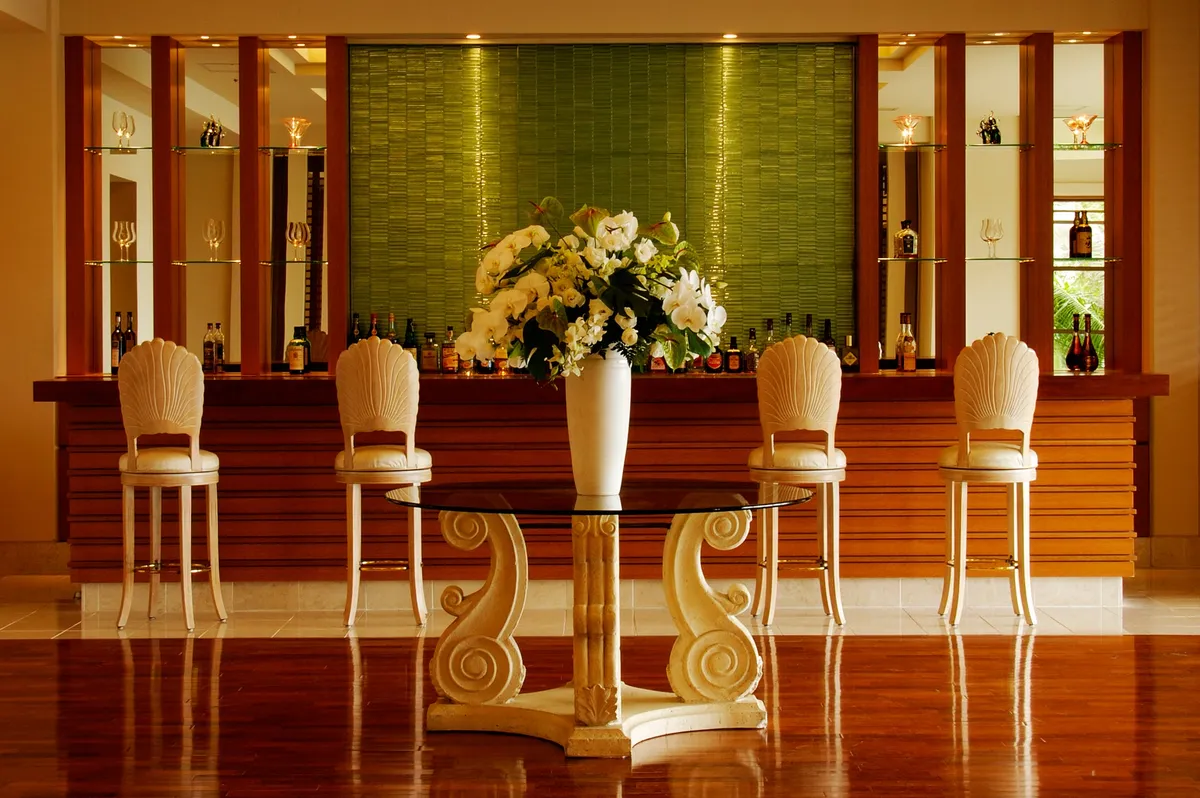 The resort bar area