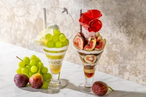 Autumn Fruit and Tea Parfaits at The Strings Hotel Tokyo Intercontinental