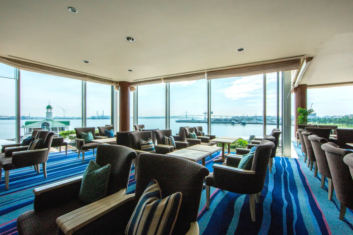 The interior of Lounge & Bar Marine Blue
