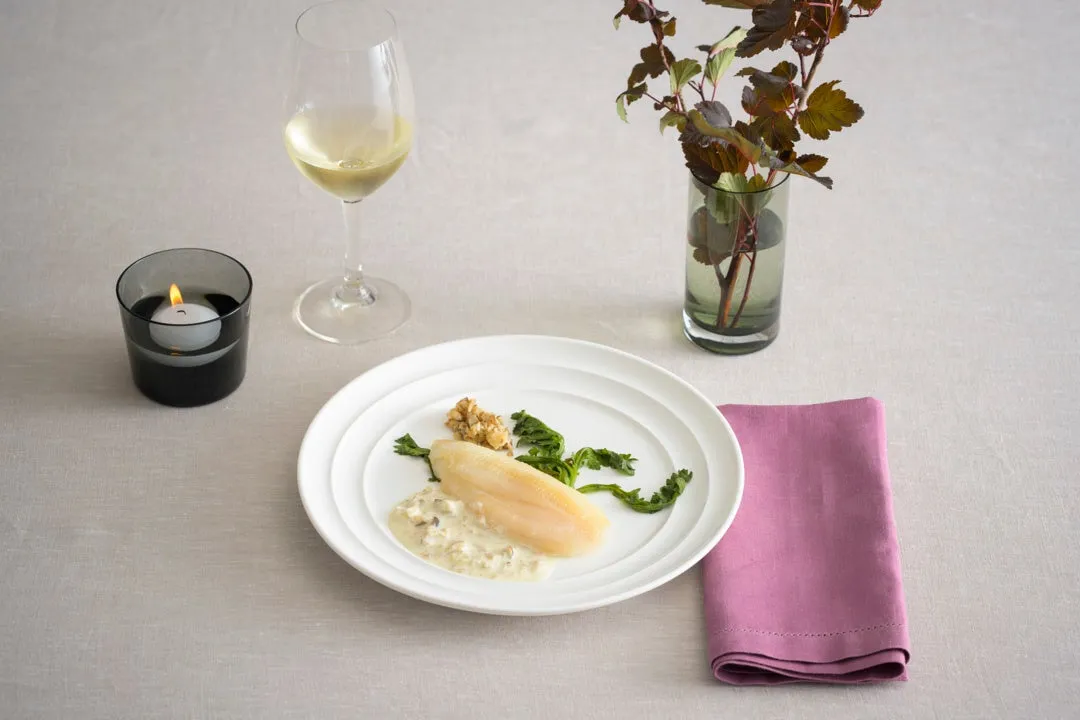 Shinshu salmon fish course