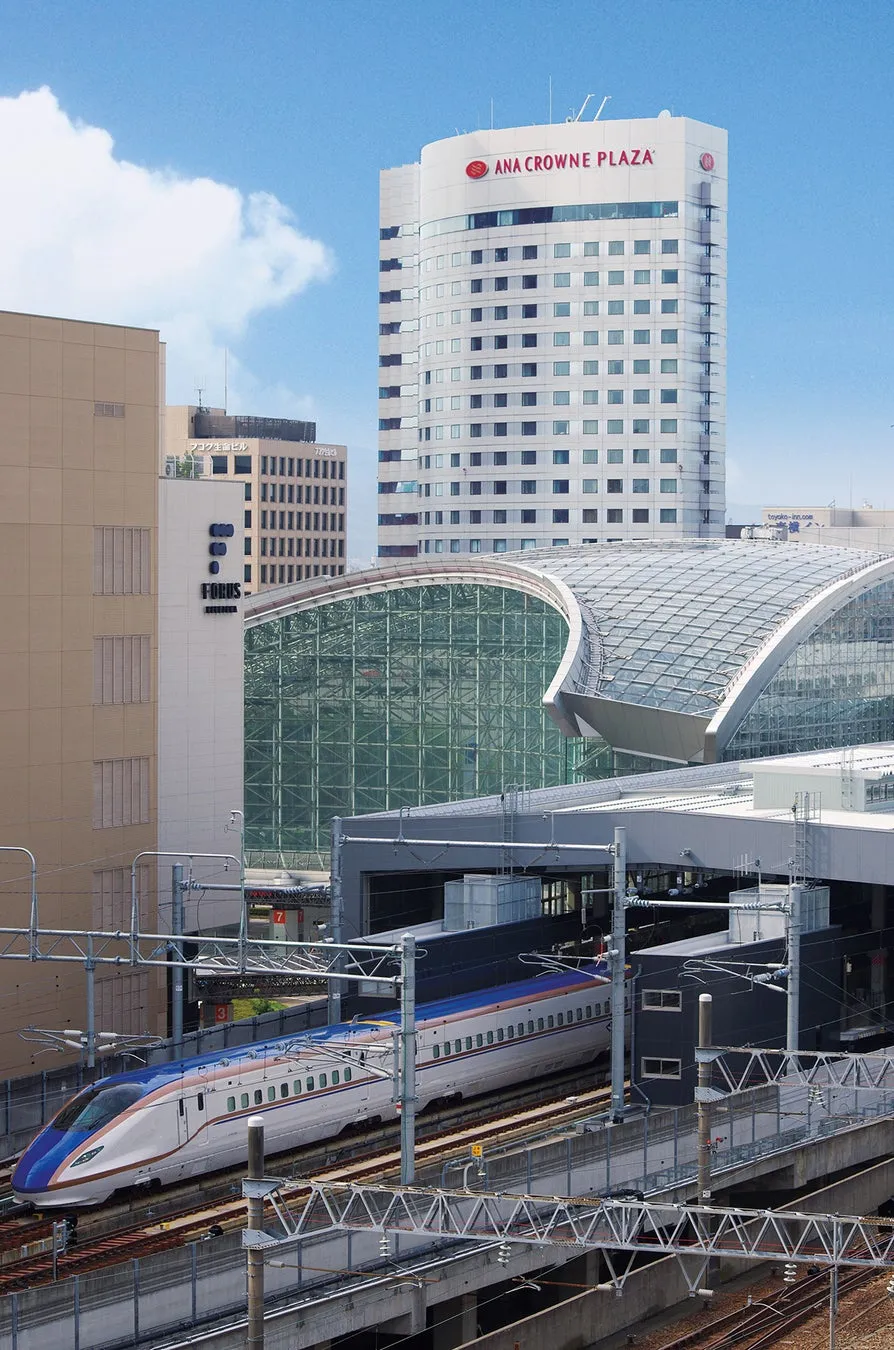 ANA Crowne Plaza Kanazawa exterior near Kanazawa Station