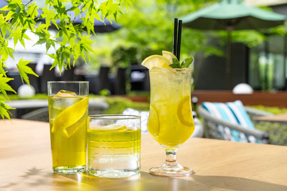 使用日本工藝利口酒調製的抹茶系列調酒