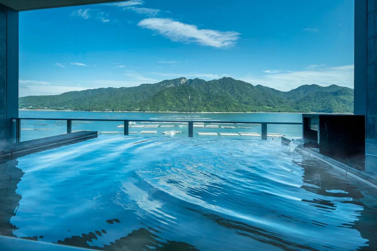 界 宮島大浴場全景